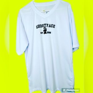 Ghostface Est. 1996 Hypertech V-Neck White Shirt XL New